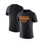 Men's Black Tennessee Volunteers Basketball Drop Legend Performance T-shirt