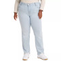 Trendy Plus Size 724 High-Rise Straight-Leg Jeans
