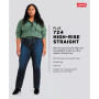 Trendy Plus Size 724 High-Rise Straight-Leg Jeans