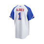 Men's Ozzie Albies White Atlanta Braves 2023 City Connect Replica Player Jersey