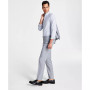 Men's Slim-Fit Wool Sharkskin Suit Pants, Created for Macy's
