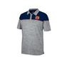 Men's Heathered Gray, Navy Auburn Tigers Birdie Polo Shirt
