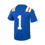 Men's Number 1 Royal Florida Gators Throwback Replica Jersey