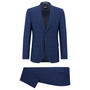 Men's Slim-Fit Checked Suit