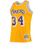 Men's Shaquille O'Neal Gold-Tone Los Angeles Lakers Hardwood Classics 1996-97 Swingman Jersey