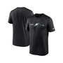 Men's Black Philadelphia Eagles Horizontal Lockup Legend T-shirt