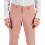 Men's Slim-Fit Solid Wool Superflex Suit Pants