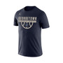 Men's Brand Navy Georgetown Hoyas Basketball Drop Legend Performance T-shirt