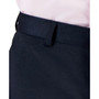 Men's Modern-Fit Stretch Navy Mini-Check Suit Pants