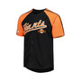 Men's Black San Francisco Giants Button-Down Raglan Fashion Jersey