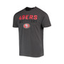 Men's '47 Charcoal San Francisco 49ers Dark Ops Super Rival T-shirt