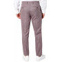 Men's Slim-Fit Berry Stripe Wool Suit Pants
