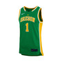 Men's #1 Green Oregon Ducks Team Replica Basketball Jersey