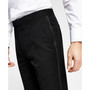 Men's Classic-Fit Stretch Black Tuxedo Pants, Created for Macy's
