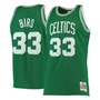 Men's Larry Bird Kelly Green Boston Celtics 1985-86 Hardwood Classics Swingman Jersey