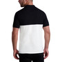 Karl Lagerfeld Men's Color Block Johnny Collar Polo Shirt