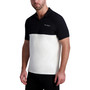 Karl Lagerfeld Men's Color Block Johnny Collar Polo Shirt