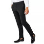 Men's Modern-Fit Flex Stretch Black Tuxedo Pants