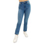 Juniors' Distressed Slim Straight-Leg Jeans