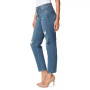Women's Spotlight Raw-Hem Straight-Leg Jeans