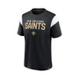 Men's Branded Black New Orleans Saints Home Stretch Team T-shirt