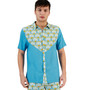 Men's Carraway Printed Short Sleeve Button-Front Shirt