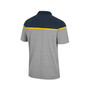 Men's Heather Gray Michigan Wolverines Chamberlain Polo Shirt