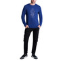 Men's Outline Armored Karl Long Sleeve T-shirt