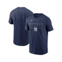 Men's Navy New York Yankees Wordmark Local Team T-shirt