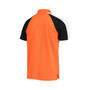 Men's Orange, White Denver Broncos Holden Raglan Polo Shirt