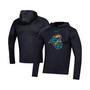 Men's Black Coastal Carolina Chanticleers School Logo Raglan Long Sleeve Hoodie Performance T-shirt