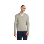 Men's Classic Fit Fine Gauge Supima Cotton V-neck Sweater
