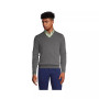 Men's Classic Fit Fine Gauge Supima Cotton V-neck Sweater
