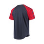 Men's Navy Boston Red Sox Button-Down Raglan Replica Jersey