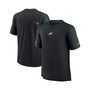 Men's Black Philadelphia Eagles Sideline Player Uv Performance T-shirt