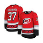 Men's Andrei Svechnikov Red Carolina Hurricanes 25th Anniversary Authentic Pro Primegreen Player Jersey