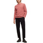 Men's Stripe Detailed Crew-Neck Sweater