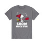 Men's Peanuts Snow Much Fun T-Shirt
