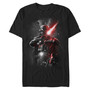 Men's Star Wars Darth Vader Lightsaber Portrait Short Sleeve T-shirt
