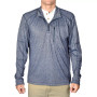 Men's Micro-Rib Quarter-Zip Ribbed Sweater