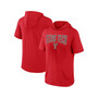 Men's Branded Red Texas Tech Red Raiders Outline Lower Arch Hoodie T-shirt