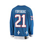 Men's Branded Peter Forsberg Blue Quebec Nordiques Premier Breakaway Retired Player Jersey