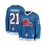 Men's Branded Peter Forsberg Blue Quebec Nordiques Premier Breakaway Retired Player Jersey