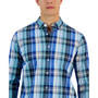 Arthur Classic-Fit Plaid Button-Down Poplin Shirt, Created for Macy's