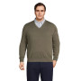 Men's Big and Tall Classic Fit Fine Gauge Supima Cotton V-neck Sweater