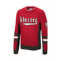 Men's Red Portland Trail Blazers Hardwood Classics Hometown Champs Pullover Sweater