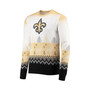 Men's White New Orleans Saints Big Logo Knit Ugly Pullover Sweater