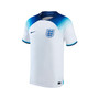 Men's White England National Team 2022/23 Home Vapor Match Authentic Blank Jersey