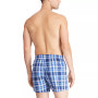Men's Plaid Single-Button Fly Boxers