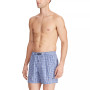 Men's Plaid Single-Button Fly Boxers